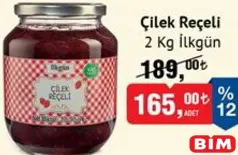 İLKGÜN ÇİLEK REÇELİ 2 KG